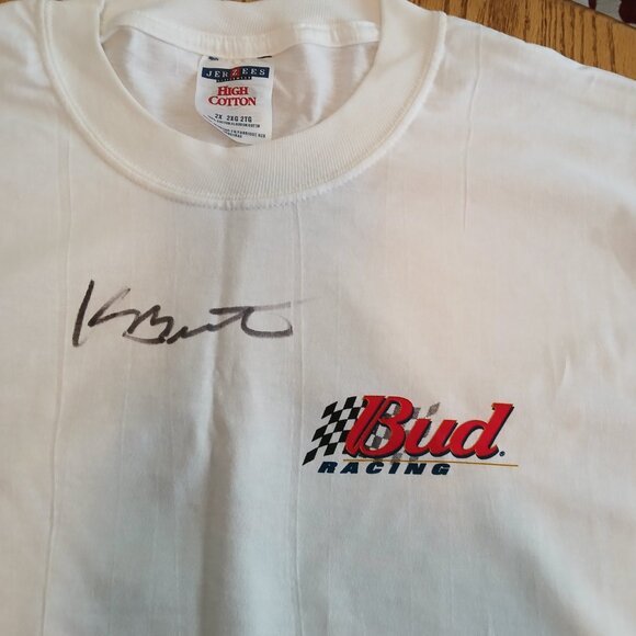 NHRA Kenny Bernstein Signed Dragster Mens XXL Tee - Picture 3 of 5